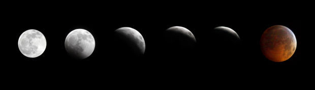 Phases of the lunar eclipse
